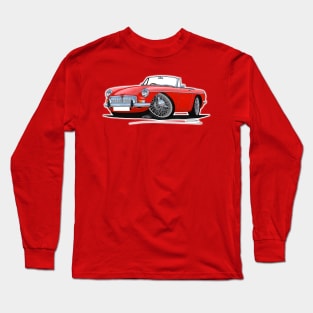 MGB Roadster Red Long Sleeve T-Shirt